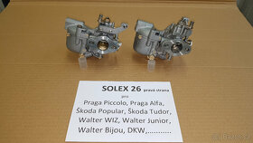 Prodám karburátory Solex 26 po repasi- Škoda, Praga, Walter - 4