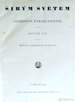 Širým světem, 1942, svázaný XIX.ročník, 768 stran - 4