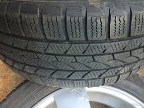 Prodám 4x alu 6,5Jx15H2 rozteč 5x100 se zim. pneu 195/55R15 - 4