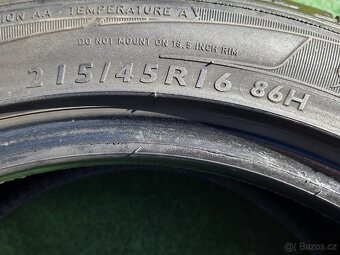 Pěkné letní pneu Dunlop SP SPORT MAXX 215/45/16 - 4