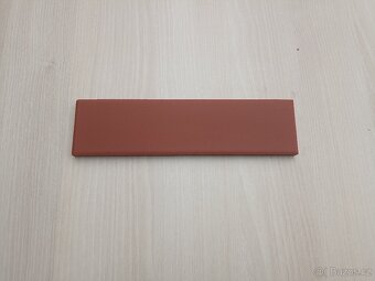 Obkladové pásky, cihlově červené matné - 4