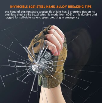 svítilna taktická Wurkkos TD04 3000 L, USB, 21700 5000mAh - 4