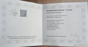 Svatoanežský dukát emise 2017 proof - 4