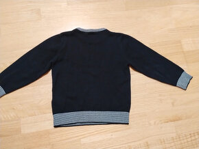 Černý svetr s bleskem H&M, 110/116 - 4