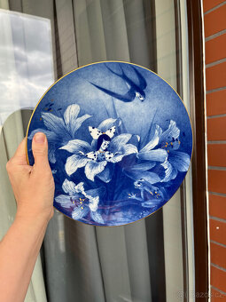 Míšeň Meissen Závěsný talíř Thumbelina 25.5 cm - 4