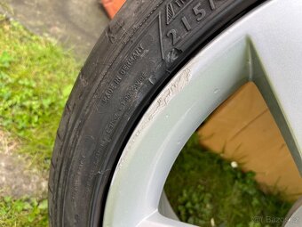 2x Alu kola Škoda 17"pneu 215/40R17-6mm Fabia Scala Rapid - 4