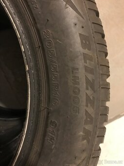 Zimní 205/55r16 …6+mm 2.sady - 4