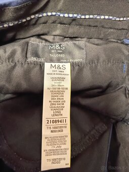 Pánský oblek tmavě modrý - 4