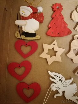 Dřevěné vánoční ozdoby - 4