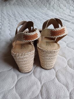 Espadrilky na klínku Esprit - vel. 39 - 4