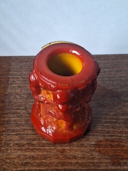 Malachitové sklo art deko - 4