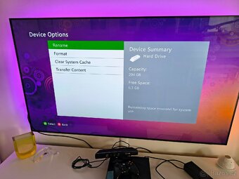 Xbox 360 kinect, 80 her, ovladače - 4