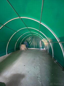 Oblouková plachtová hala 12,8 x 6,1m - 4
