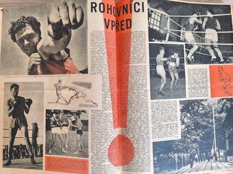 Zviazané športové časopisy Ruch, ročník VI., rok 1951 - 4