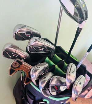 GOLFOVÝ SET TAYLORDMADE DRIVER DŘEVO HYBRID ŽELEZA PUTTER - 4