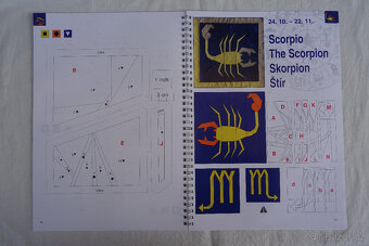 ZODIAC Paper piecing (šití přes papír) - 4