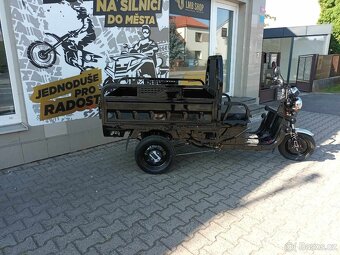 Elektrická pracovní tříkolka Cargo G1 1000W COC černá - 4
