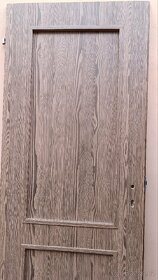 Nové nepoužité dveře - dekor opalované dřevo - 4