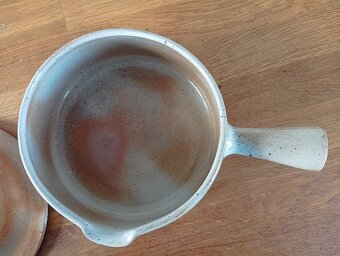 KAMENINOVÝ HRNEC RAMEKIN GRES DU MARAIS FRANCE - 4