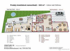 Víceúčelová stavba 243 m2, pozemek 1874 m2, Libice nad Cidli - 4