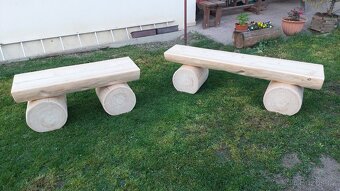 Srubové modřínové lavice - 4