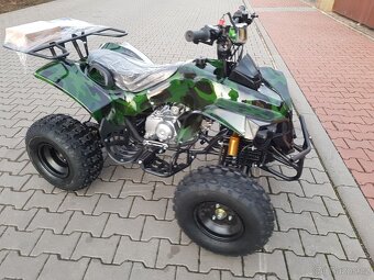 Dětská čtyřtaktní čtyřkolka ATV Warrior125ccm zel - 4