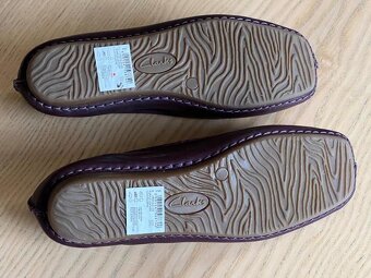 Nové Dámské kožené baleríny CLARKS vel. 37 - 4