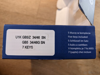 Unifikovaný zámek 2x Delta GB5 34/46 SN - 4