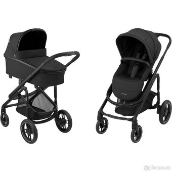 NOVÝ kočárek Maxi-Cosi Plaza+ Essential Black + hluboká korb - 4