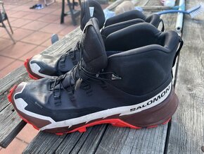 SALOMON Pánské trekové boty CROSS HIKE MID 2 GTX black - 4