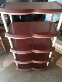 Skládací botník 2ks; Polička / botník - 4