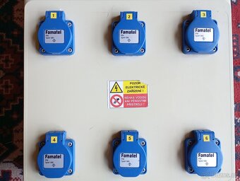 Zásuvková skříň, Přenosný elektrický rozvaděč Famatel - 4