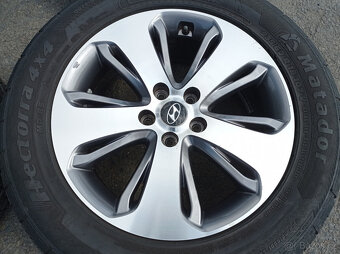 5x114,3 Hyundai Santa Fe 7Jx18 ET41 č. 52910-2B485 alu disky - 4