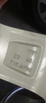 Alu kola 5x112 r17 Škoda Octavia, VW,Seat,Audi TOP STAV - 4