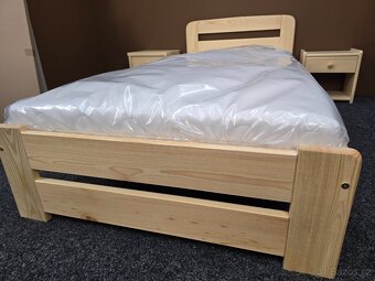 Prodám nové masiv Postele Prima 90x200 s roštem - 4