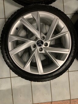 Alu kola Škoda SCALA R18 5X100 ZÁNOVNÍ ZIMNÍ PNEU 205/45 R18 - 4