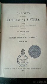 Staré historické knihy učebnice matematiky a fyziky - 4