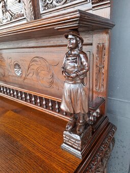 Starožitný francouzský bufet-kabinet Bretaň - 4