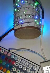 LED pásek RGB cca 3m + dálkový ovladač - 4