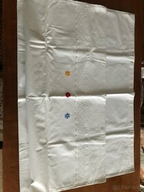 Starožitné prošívané a paličkované povlečení - 4