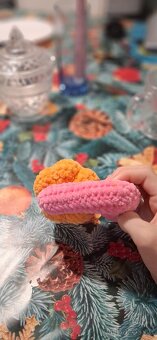 Háčkovaný helowenský šneček s dýni - 4