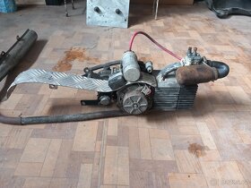 Motor babeta upravený do motokáry - 4