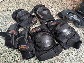 Kolečkové brusle K2 29-34 + chrániče - 4