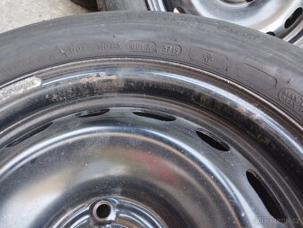 Plechové disky PSA 4x108 6,5Jx16H2E ET26 + 205/65 R16 - 4