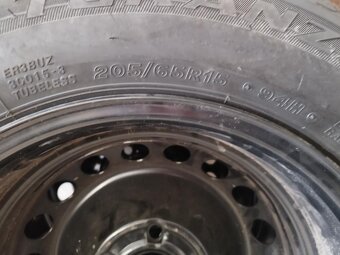 2 kola  disk + pneu na Renault Fluence 205/65R15 - 4