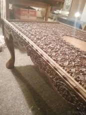 Velký Masivní dřevěný stůl Indie - 4