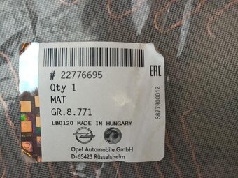 Opel Insignia A, vyhřívací dečka do sedadla, 22776695 - 4