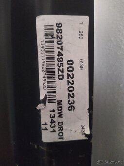 Prodám kabinovou přepážku Citroen - 4