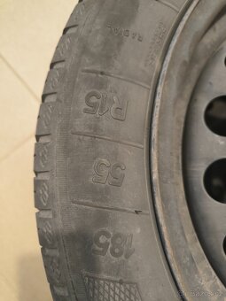 4x 185/55 R15 82 V Letni Pneu na diskach vyvazene - 4