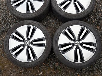 Alu orig letni sada Volkswagen 5x112 7J ET40 225/45 R17 - 4